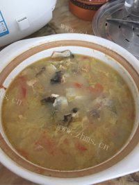 好喝的香芋草鱼头煲做法图解4)