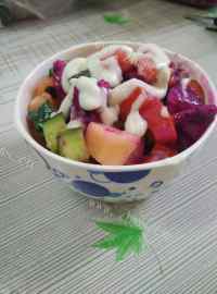 自制酸奶蔬果沙拉