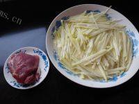 家常菜土豆丝炒肉做法图解1)