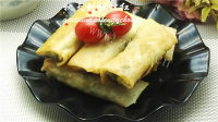 韭菜鸡蛋春卷做法图解18)