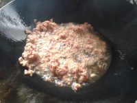 下饭泡豇豆炒肉末做法图解4)
