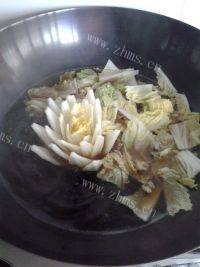 家常菜莲花白菜做法图解7)