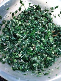 美味的荠菜饺子做法图解7)