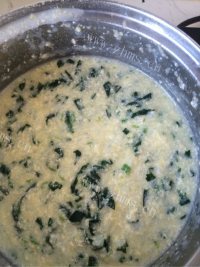 美味的蔬菜瘦肉粥