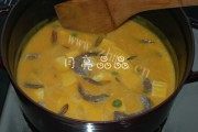 鲜美的南瓜豆腐海鲜羹