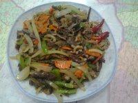 家常菜爆炒羊杂