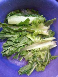 家常菜清炒芥菜做法图解1)