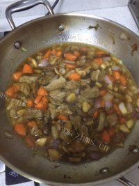 诱人的羊肉手抓饭做法图解3)