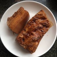 美味的梅干菜扣肉做法图解3)