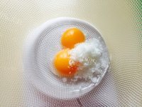 自制抹茶蛋糕卷做法图解2)