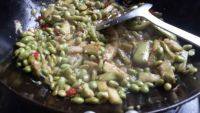 家常菜毛豆烧茄子