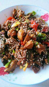 色味俱全的香辣鸡块