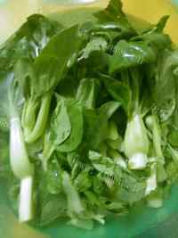 家常菜香菇青菜做法图解1)