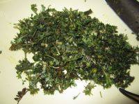 自己做的白蒿鸡蛋饼做法图解2)