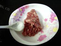 美味肉糜蒸蛋做法图解3)
