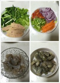 美味的海鲜炒面做法图解1)