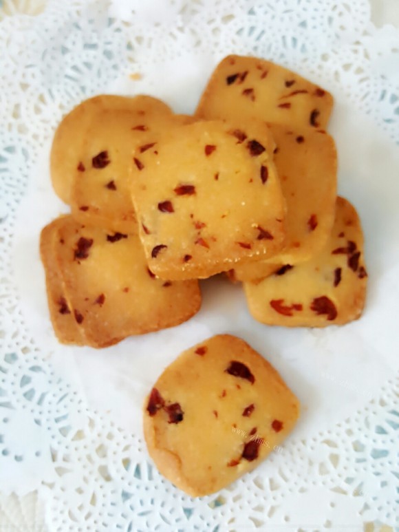 芳香四溢的蔓越莓饼干