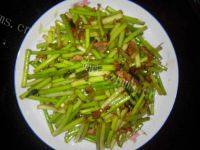 家常菜蒜苔肉丝