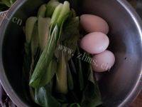 家常菜小白菜鸡蛋汤做法图解1)