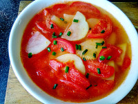 美味的土豆番茄汤的做法图解五
