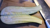 独特的蒜蓉烤茄子做法图解5)