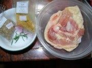 美味的香煎迷迭香鸡排做法图解1)