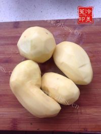 美味健康的土豆枣泥芝麻饼做法图解2)