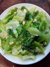 自制蒜蓉生菜做法图解5)