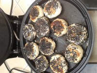 香甜美味的芝麻红豆饼做法图解9)