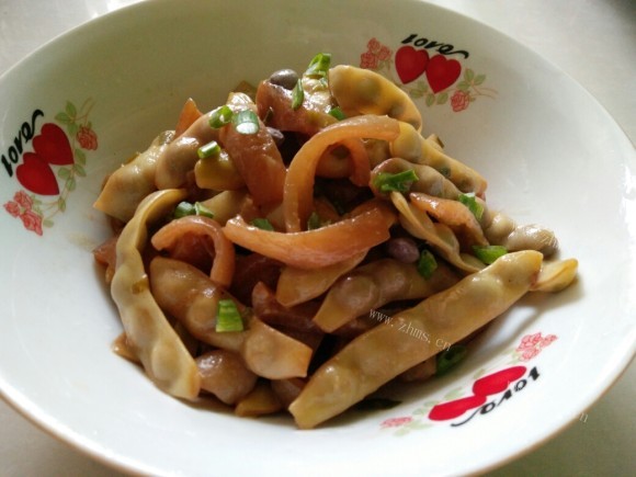 家常肉皮炖豆角