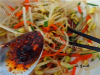 家常菜凉拌豆芽做法图解8)