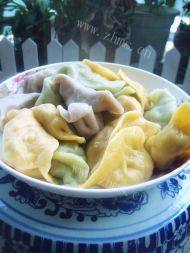 飘香的彩色饺子