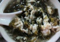 美味的紫菜蛋花汤