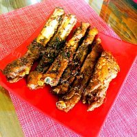 秘制豆豉辣酱烤排骨做法图解11)