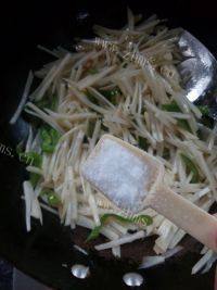 简单炒三丝做法图解10)