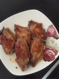 美味的蒜香鸡翅