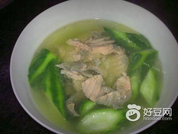 三文鱼丝瓜汤