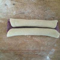 简单版紫薯糯米如意卷的做法图解八
