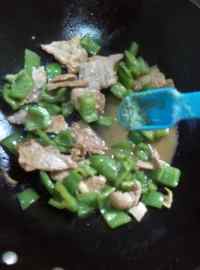 家常菜青椒炒肉片