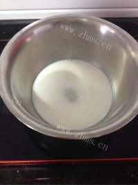 南瓜布丁做法图解4)