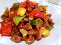 风味柠香咕噜肉做法图解17)