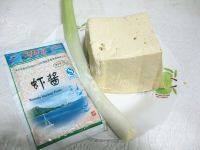 美味的虾酱炒豆腐做法图解1)