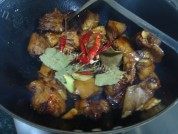 美味干锅羊肉做法图解7)
