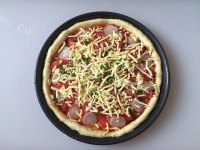 小洋葱培根披萨的做法图解十