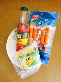 自制番茄火腿年糕汤做法图解1)