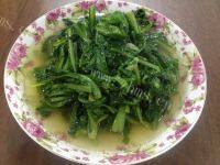 家常菜素炒茼蒿