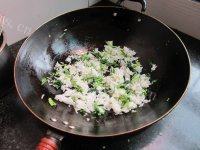青菜炒饭自制做法图解10)