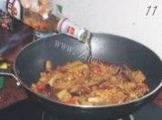 家常菜啤酒肉末茄子做法图解9)