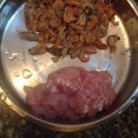肉末虾米焖冬瓜的做法图解一