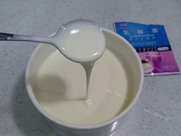 咸甜适中的自制酸奶